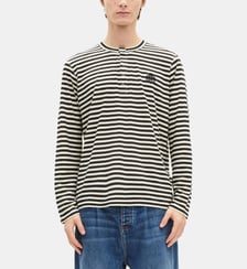 T-shirt manches longues à rayures The Kooples