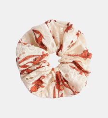 Chouchou Giga Scrunchie Mini Iris dark Orange La DoubleJ