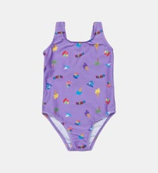 Maillot une pièce avec imprimés allover Diesel Kids