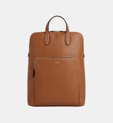 Sac à dos zippé business Sophie en cuir grainé Le Tanneur