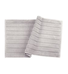 Tapis de bain 100% Coton BIO, DOUCEUR NATURE Blanc Cerise