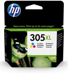 Cartouche d'encre 305 XL 3 couleurs HP