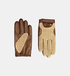 Liam Gants Homme en Cuir et Crochet Agnelle