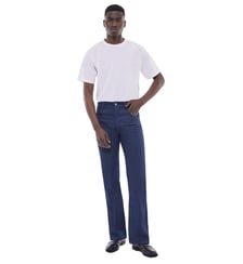Pantalon évasé 5 poches en coton et lin Fursac