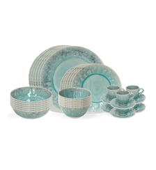 Set Table 30 Pièces avec Tasse et Soucoupe à Café Madeira Costa Nova
