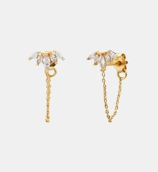 Boucles d'oreilles à l'unité doré à l'or fin  bella Caroline Najman