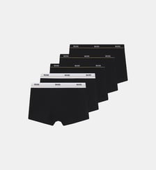 Lot de 5 boxers courts coton stretch signature BOSS
