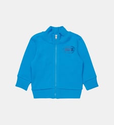 Sweat à fermeture zippée intégrale avec logo Diesel Kids