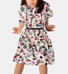 Jupe en satin Marc Jacobs Kids