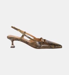 Babies Slingbacks Reem Cuir Embossé Serpent Bobbies