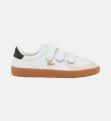 Sneakers Baseshot Pro Strap femme en cuir Lacoste