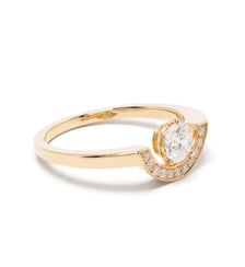 Bague Intrépide petit arc 0.5 carat pavée Loyal.e Paris