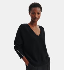 Pull col V Lily Bompard
