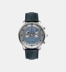 Montre Friedrichshafen Bleu, Argenté Z-8584-3 Zeppelin