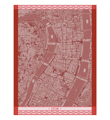 Torchon À vol d'oiseau Lyon Le Jacquard Francais