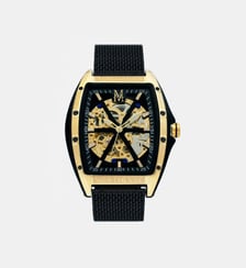 Montre automatique Tonneau Noir MOW413 Montignac