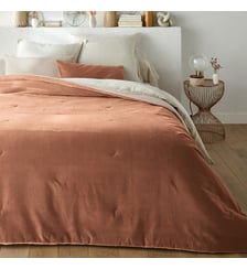 Couvre lit boutis matelassé velours coton La Redoute Interieurs