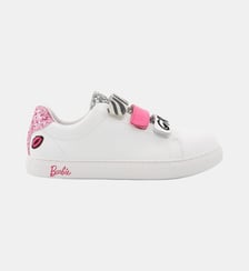 Baskets En Cuir Edith Barbie Grl Pwr Zebra Bons Baisers