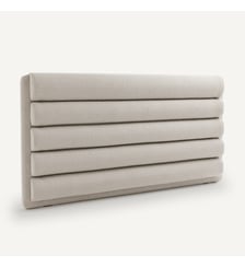 Tête de lit bombée, tissu chiné, largeur 220 cm AM.PM