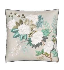 Taie d'oreiller imprimée en satin de coton, FLEUR ORIENTALE Designers Guild