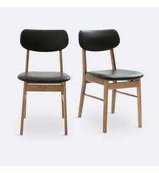 Lot de 2 chaises vintages La Redoute Interieurs