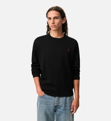 Pull Col Rond Ami De Coeur En Laine AMI Paris