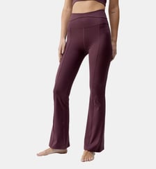 Legging de sport femme Saori Longueur longue taille haute coupe flare Born Living Yoga