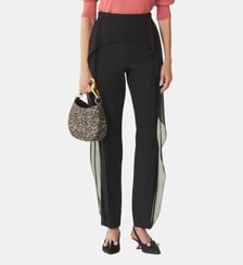 Pantalon À Volants En Laine Lanvin