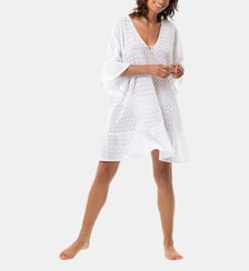 Kaftan en maille ajourée PAILLETTE 240 Lingerie Le Chat