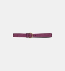 Ceinture en cuir boucle twistée La Fée Maraboutée