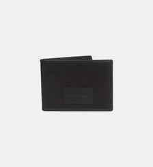 Portefeuille horizontal en cuir et toile canvas Seattle Serge Blanco