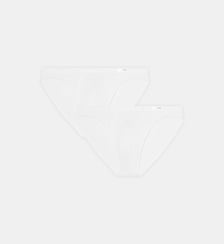 Lot de 2 mini-slips Classic en coton et modal Hom