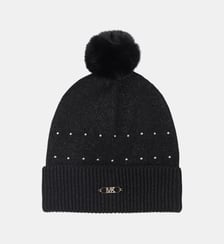 Bonnet tricot avec pompon Michael Kors Kids