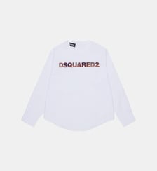 Chemise à manches longues avec logo Dsquared2