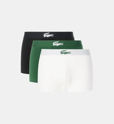 Lot de 3 boxers signature coton stretch Lacoste