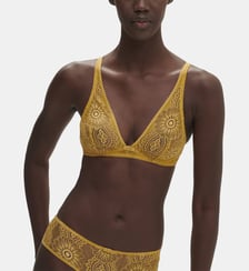 Soutien-gorge triangle Embleme sans armatures multi-positions dentelle tulle éco-responsable Simone Pérèle