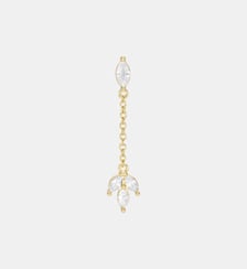 Boucle d'oreille pendante Caresse argent Nebuleuse Bijoux