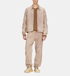 Veste en taslan avec manches rayées Diesel