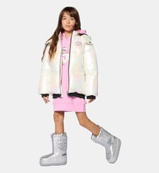 Doudoune à capuche Karl Lagerfeld Kids