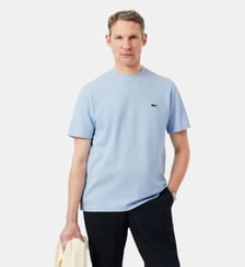T-shirt Piqué épais coton et lin Lacoste