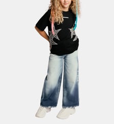 Jeans boyfriend effet blanchi - Traveller Dsquared2