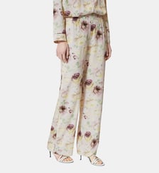 Pantalon fluide droit imprimé The Kooples