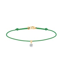 Bracelet Cordon BB - Diamant solitaire 0,15ct - Or jaune 750‰ La Brune & La Blonde
