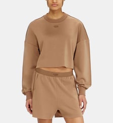 Crop top en scuba stretch léger Diesel
