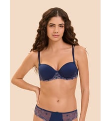 Soutien-gorge décolleté carré en spacer 3D - Bleu Rainbow Simone Pérèle