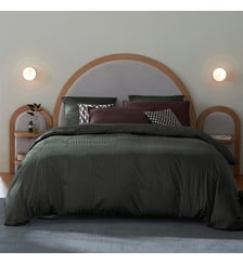 Housse de couette en satin de coton La Redoute Interieurs
