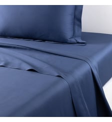 Drap plat en satin Yves Delorme