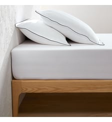 Drap-housse en satin de coton lavé, 118 fils La Redoute Interieurs