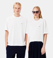T-shirt loose fit jersey épais Lacoste