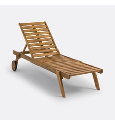 Bain de soleil enfant en acacia La Redoute Interieurs